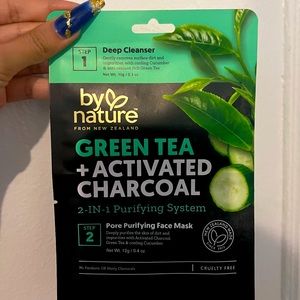 Green Tea + Activated Charcoal Face Mask